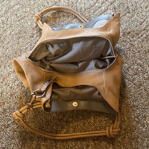 Like new nude purse, 3 compartment